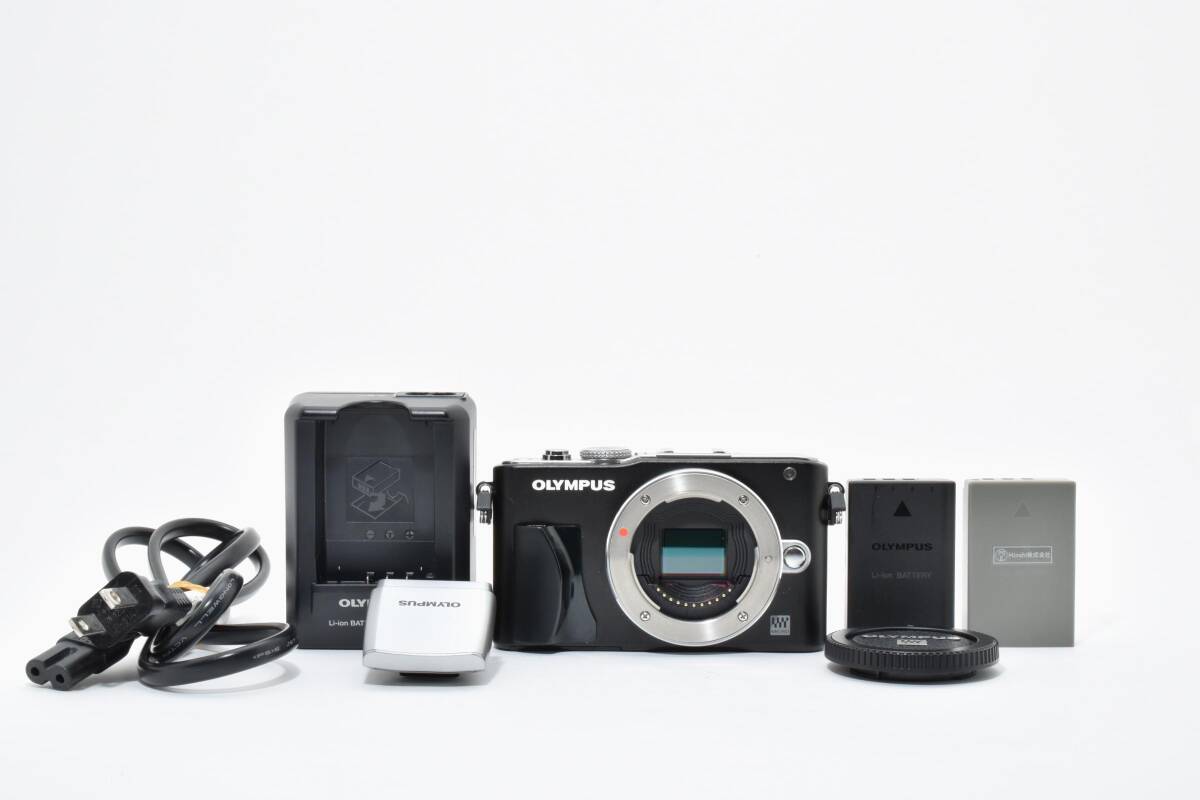 OLYMPUS PEN E-PL3 ボディ フラッシュ付 ミラーレス一眼 [美品]