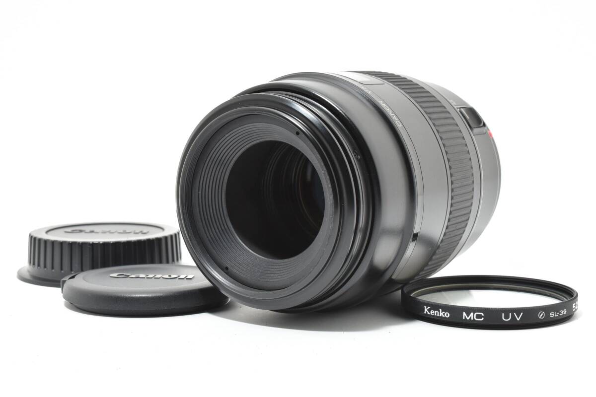 ★美品★ Canon EF 100mm F2.8 マクロレンズ キャップ付 AF良好