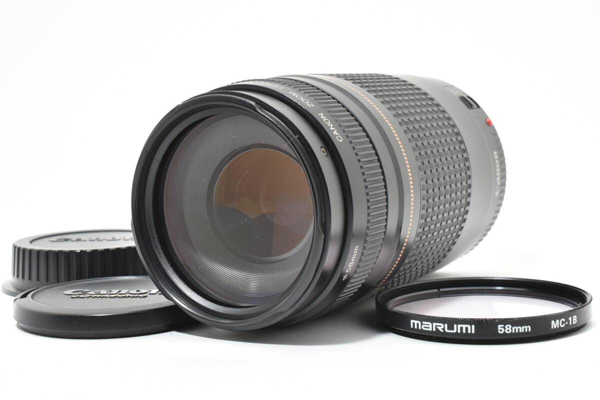 美品 Canon EF 75-300mm F4-5.6 II レンズ キャップ付 動作良好 レンズクリア