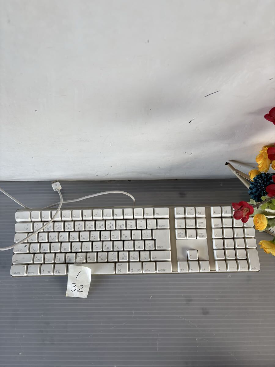1/32 Apple アップル Mac マック 純正 USB接続 日本語キーボード /A1048
