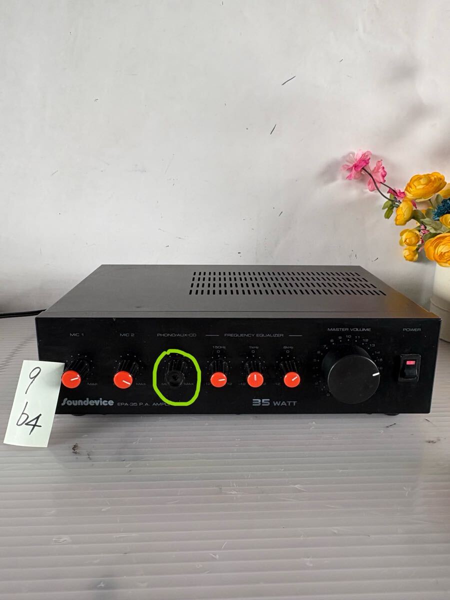 9/b4 Soundevice EPA-35 アンプ オーディオ機器
