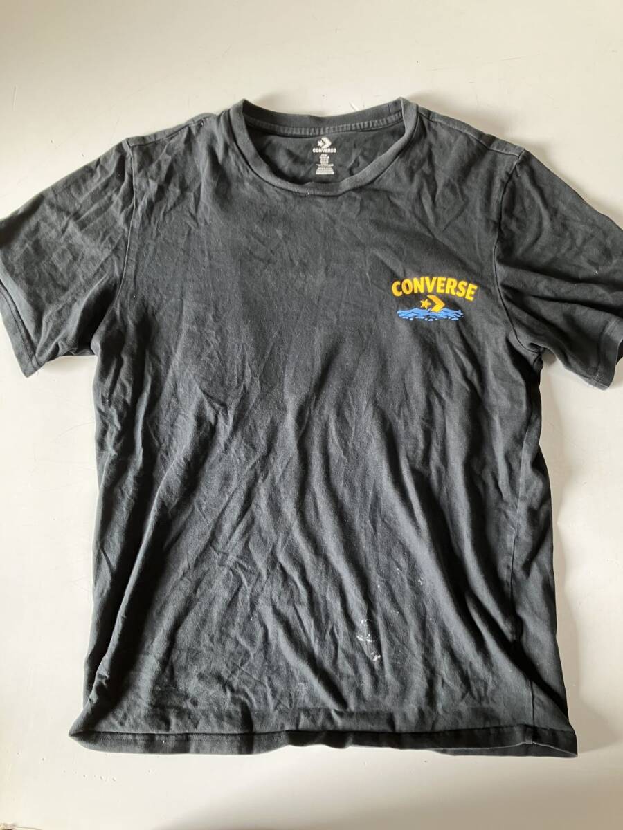 j503◆Converse コンバース◆Tシャツ River Tours グラフィックTシャツ プリント 古着 ビンテージ