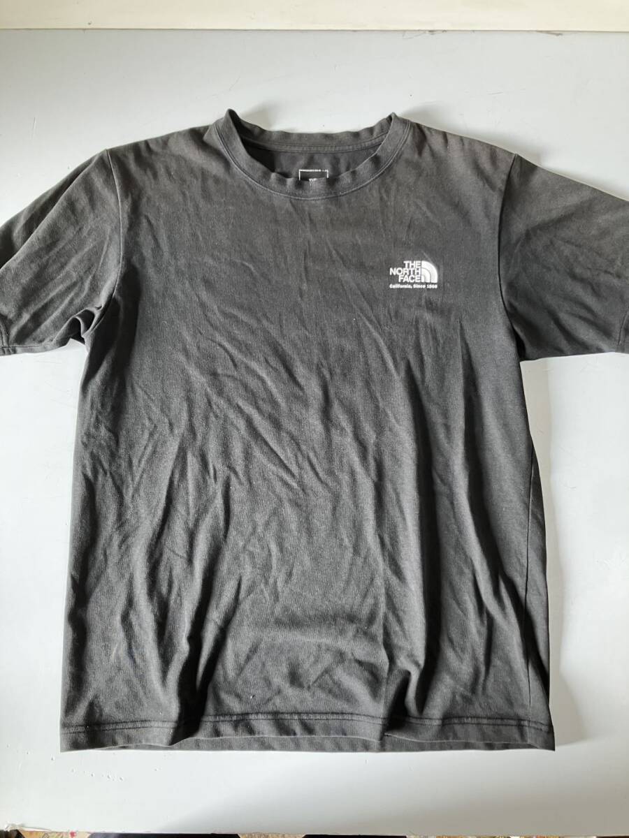 j504◆THE NORTH FACE ザ・ノース・フェイス◆Tシャツ ヒストリカルロゴT 半袖 黒 ブラック XL