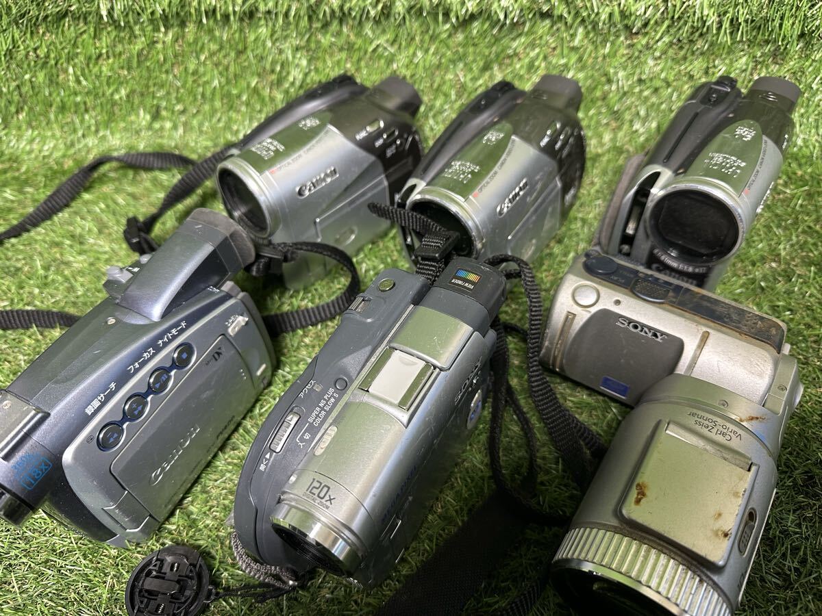 A280 ビデオカメラ 6点　Canon SONY など　動作未確認　現状品
