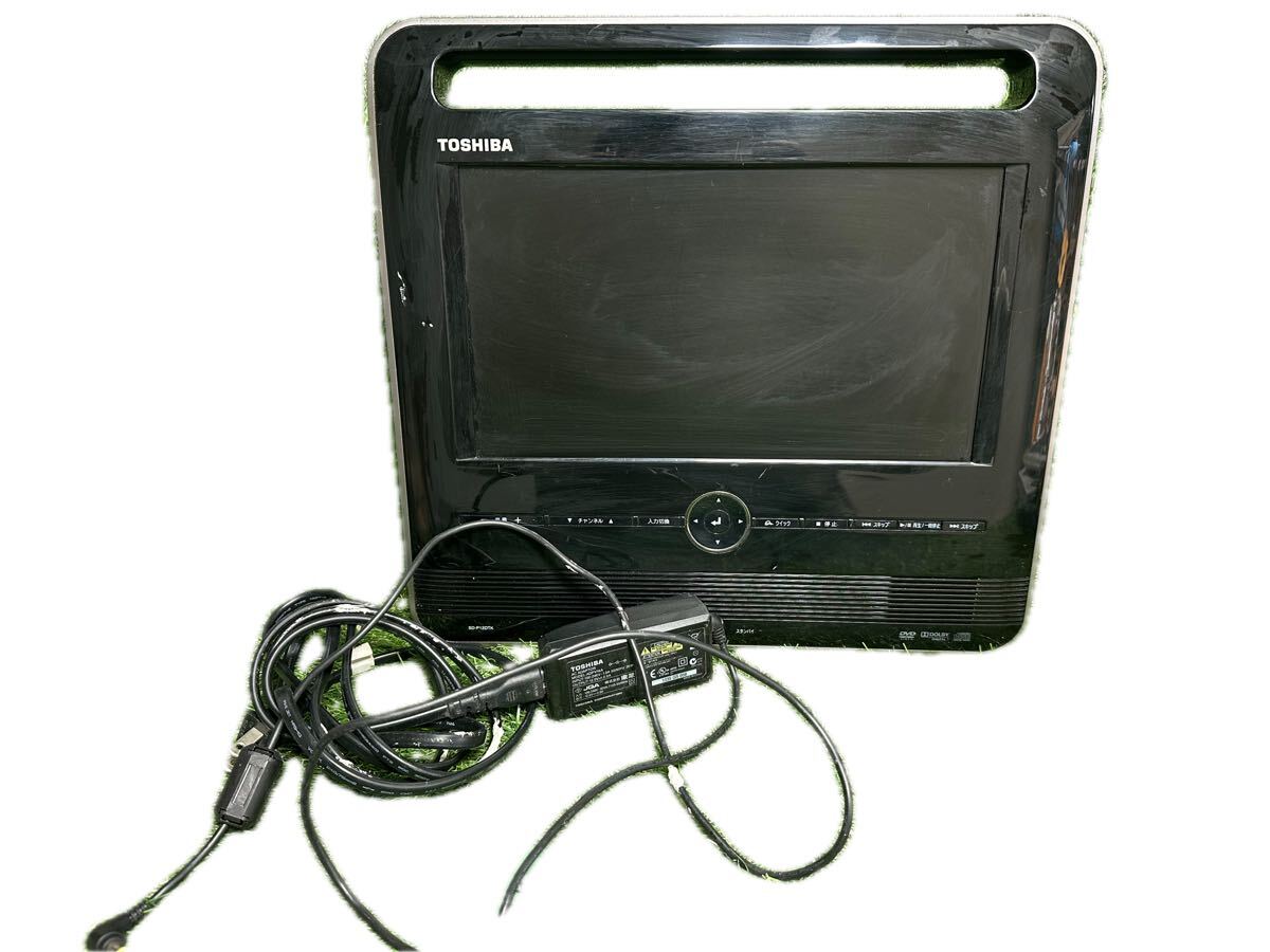 A417 TOSHIBA 東芝 SD-P12DTK DVDプレーヤー 地上デジタル液晶テレビ 通電確認済み　現状品