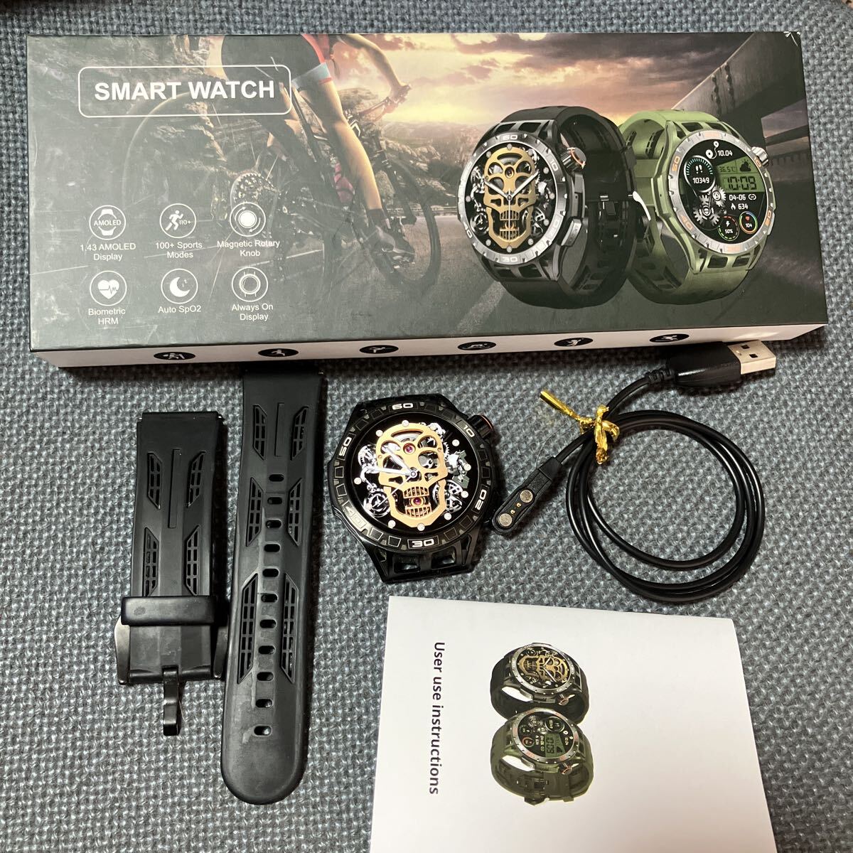 スマートウォッチ 1.43インチ AMOLED