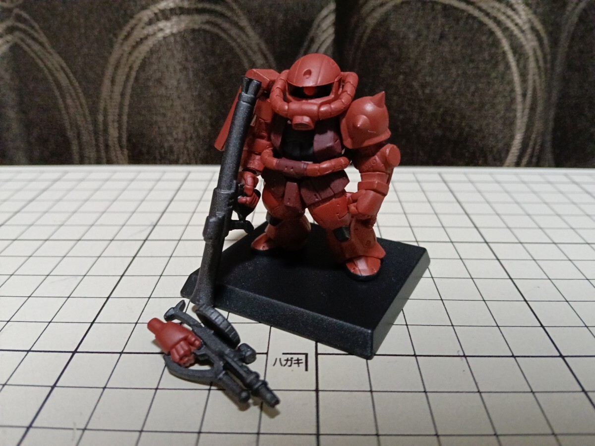 ※説明必読【ジャンク】 ガンダムコンバージ　シャア専用ザクⅡ　ガンダムⅡ版　converge