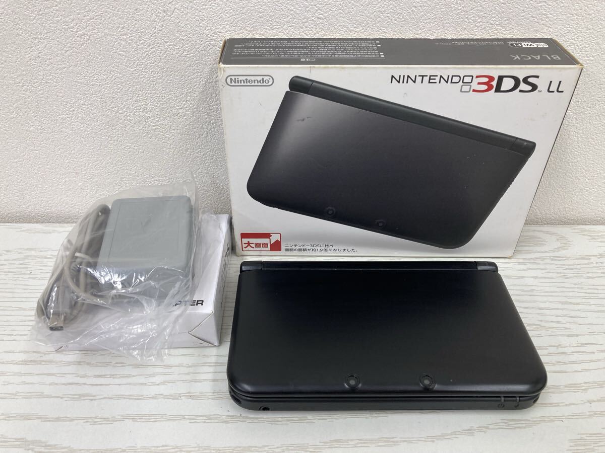 【O2231-g】 Nintendo 3DS LL ブラック　難あり SPR-001 ニンテンドー3DSLL 任天堂　本体