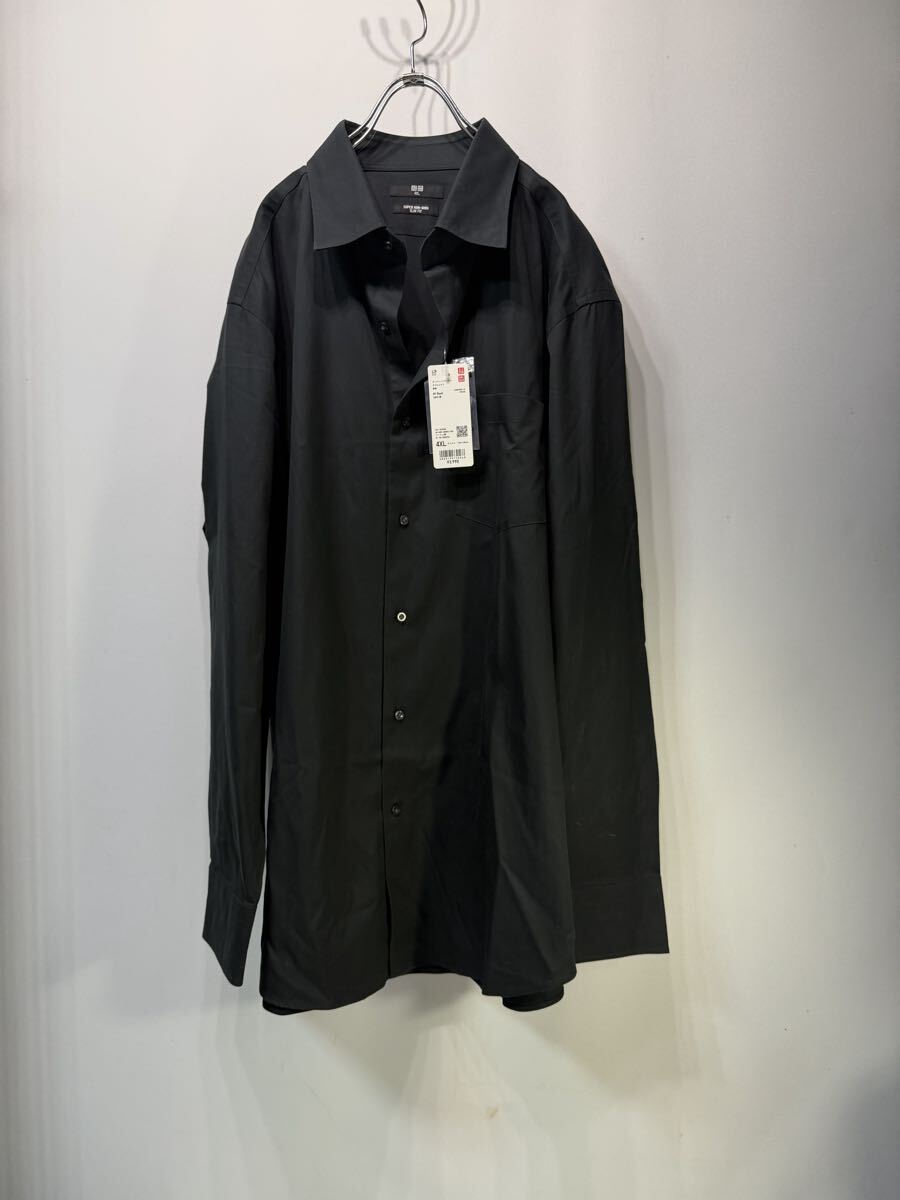 UNIQLO ユニクロ スーパーノンアイロンスリムシャツ レギュラー襟 シャツ 331-475906