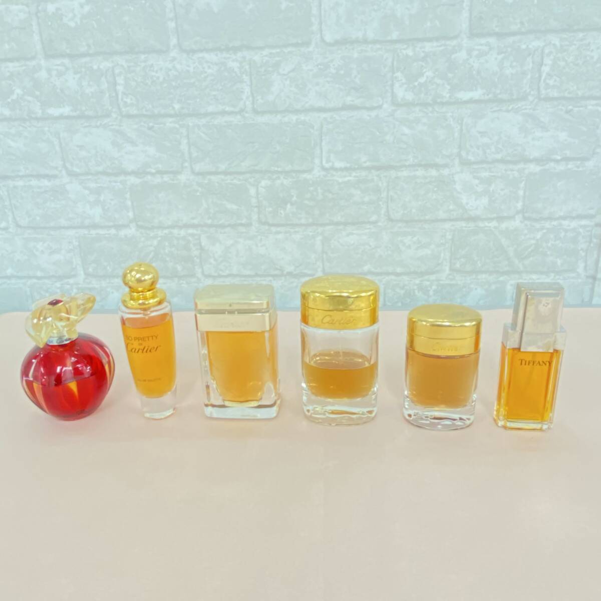 『F29』香水　6点　カルティエ/ティファニー　ソー プリティ/パンテール/ベーゼ ヴォレ/デリス ドゥ カルティエ/オードパルファム　現状品