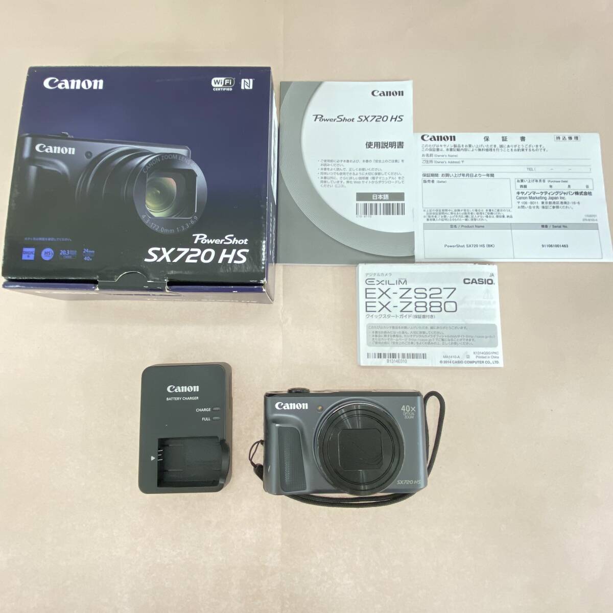 『KG3』通電確認済み/動作未確認 デジカメ キャノン パワーショット SX720 HS PC2272 4.3.-172.0ｍｍ 1:3.3-6.9 Canon PowerShot 現状品