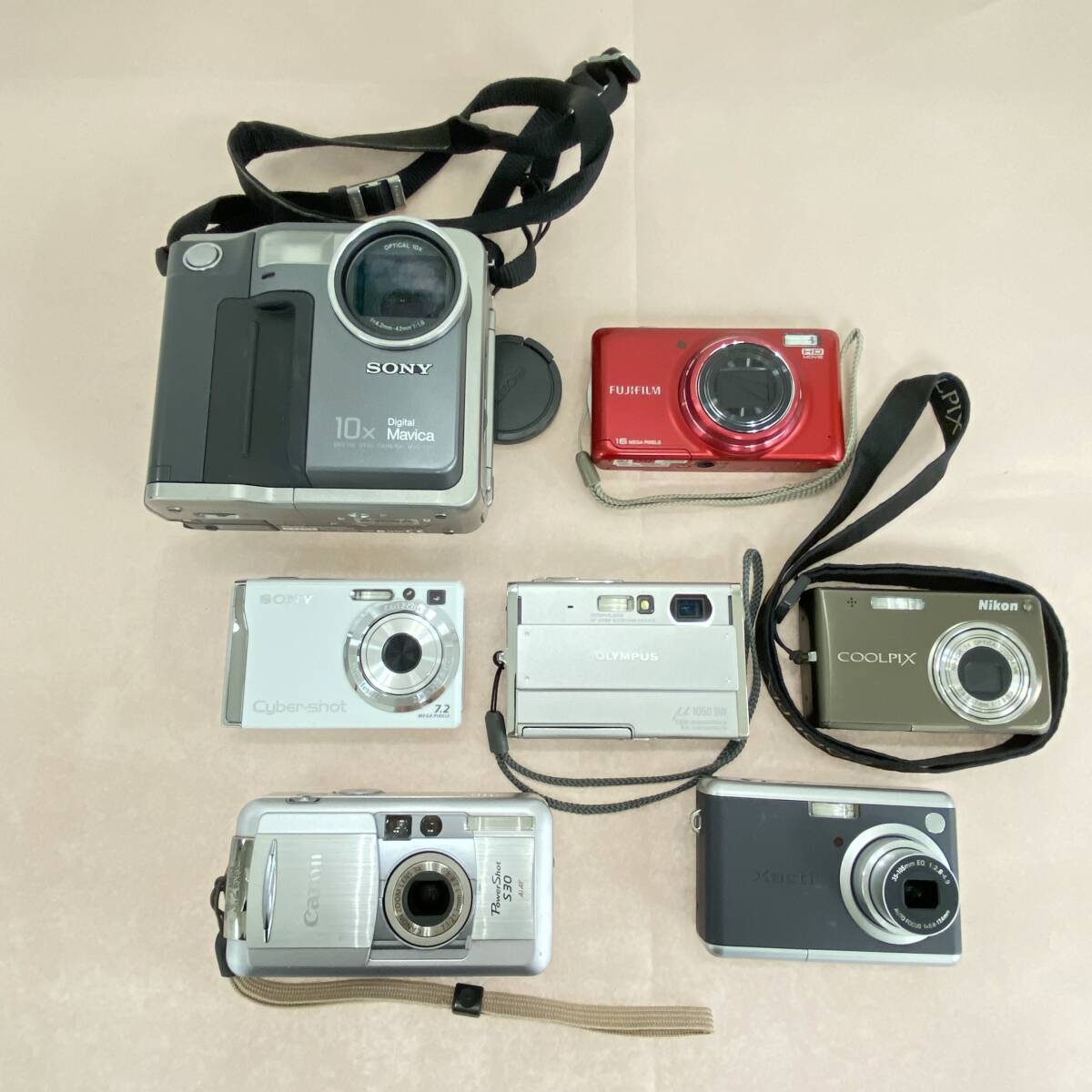 『KG11』動作未確認 デジカメ ソニー:サイバーショット 他/キャノン:パワーショット/ニコン:クールピクス/オリンパス/富士フィルム/他 現状