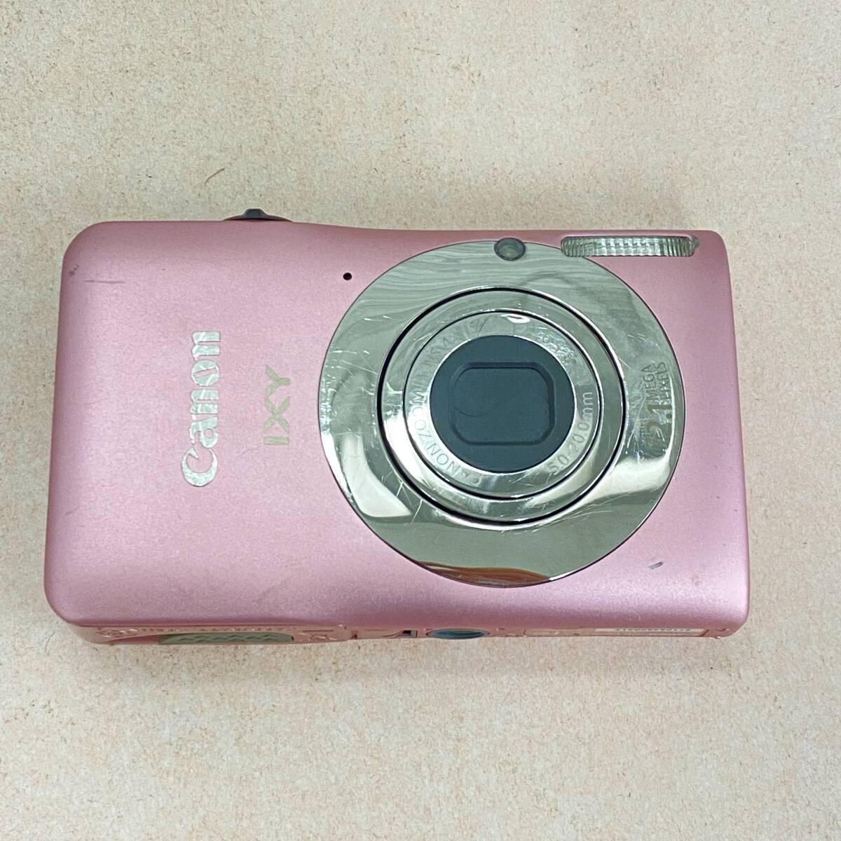 『ON11』動作未確認　デジカメ　キャノン　イクシー 200F　5.0-20.0ｍｍ　1:2.8-5.8　Canon　IXY　ACアダプター欠品　 現状品