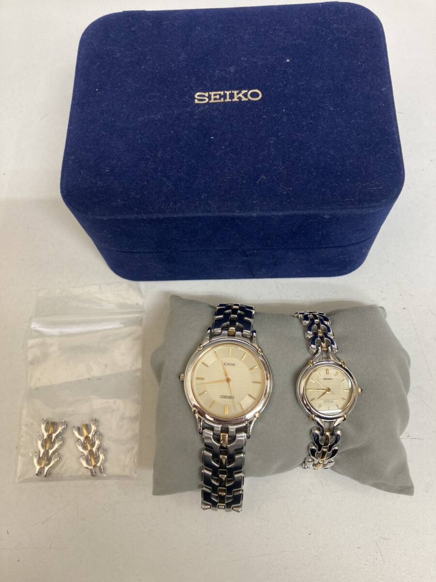 【ジャンク】SEIKO　セイコー　ドルチェ　8J41-6080/エクセリーヌ　4J41-0050　不動 2点 おまとめ