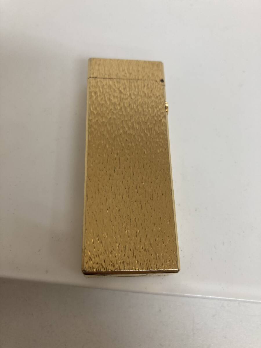 ダンヒル　Dunhill　ゴールドカラー ガスライター ライター 着火×火花〇