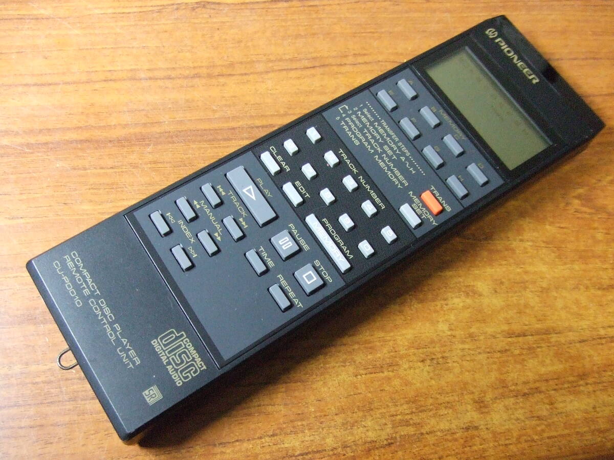 U26 PIONEER/パイオニア CDプレーヤー用リモコン CU-PD010 オーディオリモコン 中古 PD-7050用