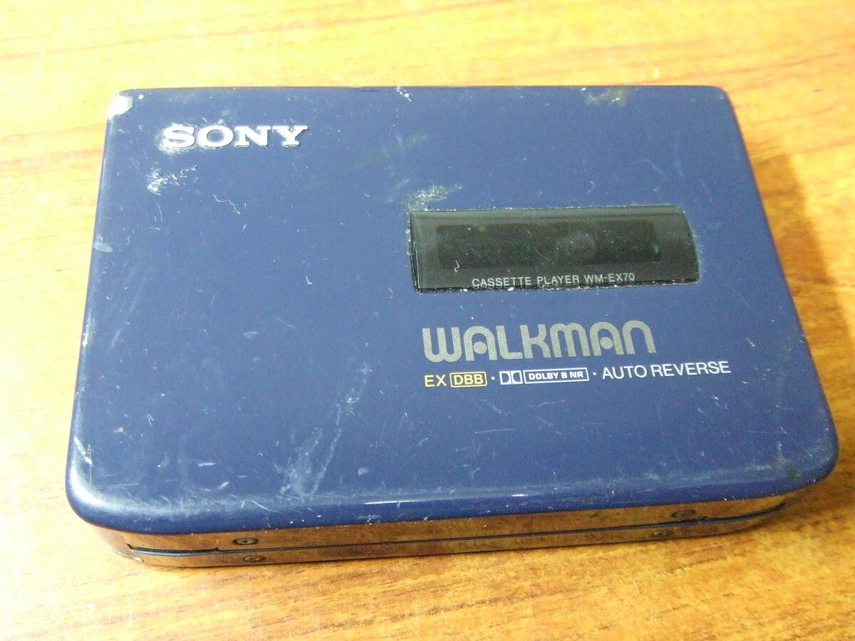 U38 SONY ソニー カセットウォークマン WM-EX70 ジャンク 本体 未確認　中古