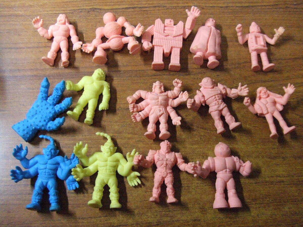 U184　14体セット　まとめ　当時物 キン肉マン消しゴム　キン消し　まとめて　中古　本体　現状品