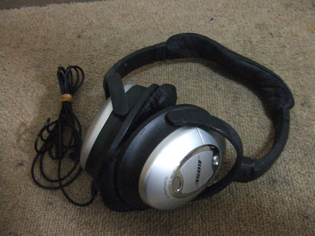 U263　 BOSE Quiet Comfort 15 QC-15 ノイズキャンセリング ヘッドフォン 中古　本体　現状品　