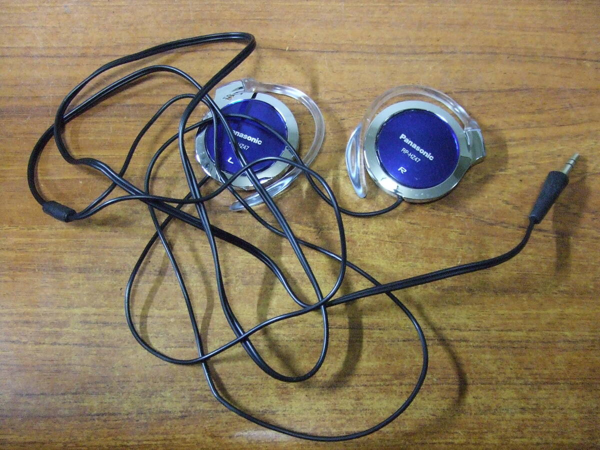 U419　パナソニック Panasonic イヤホン RP-HZ47 耳掛け 有線 中古