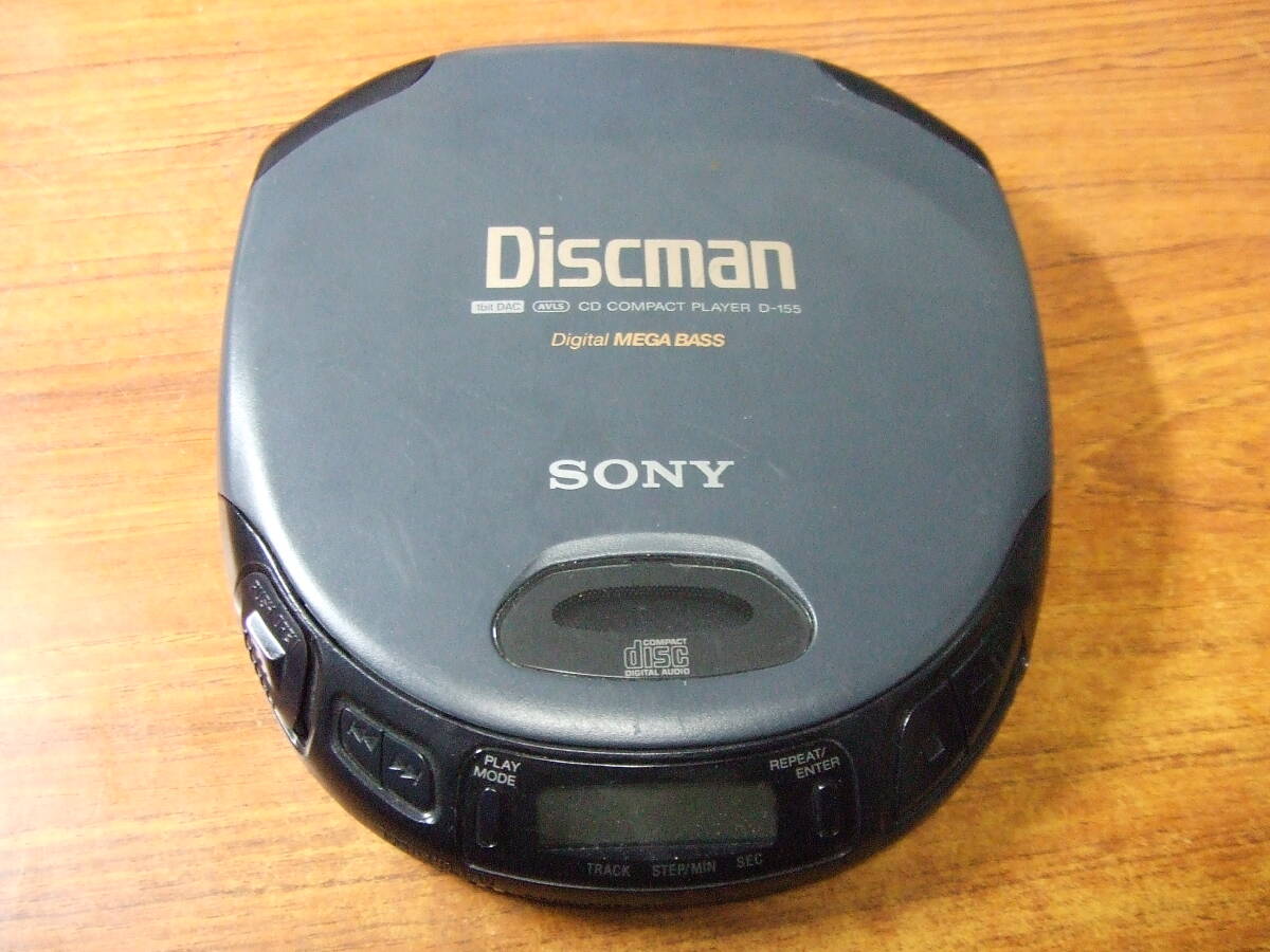 U495 ジャンク SONY Discman ディスクマン/CDウォークマン D-155　本体 中古 