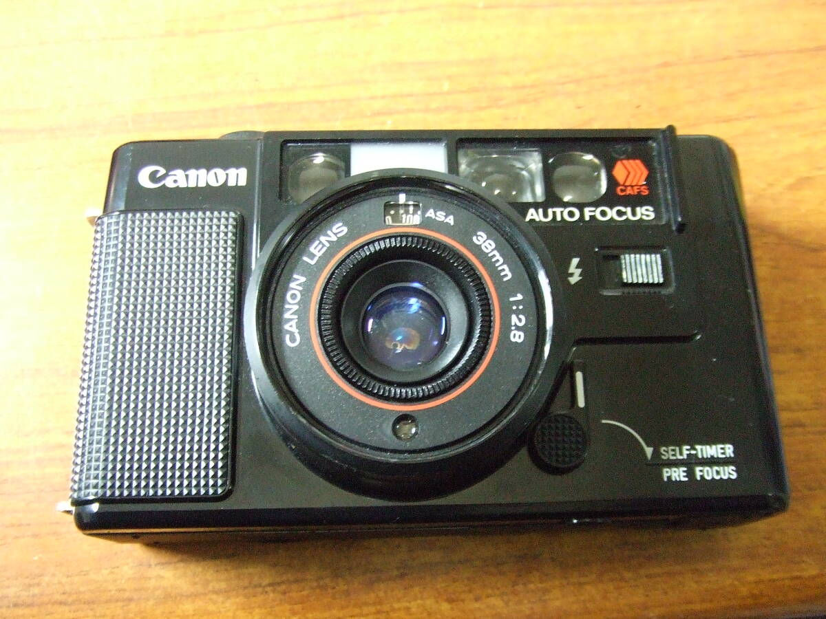 U554 キャノン Canon AF35 M AF35M　38mm 2.8 フィルム　コンパクトカメラ 本体 未確認　中古 ジャンク