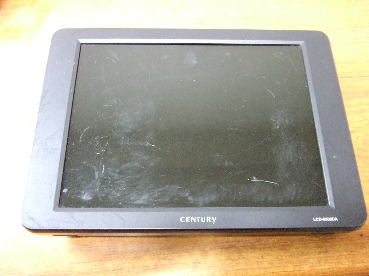 U566 センチュリー 8インチDVIマルチモニター PLUS ONE DVI LCD-8000DA　中古 本体 未確認　現状 ジャンク
