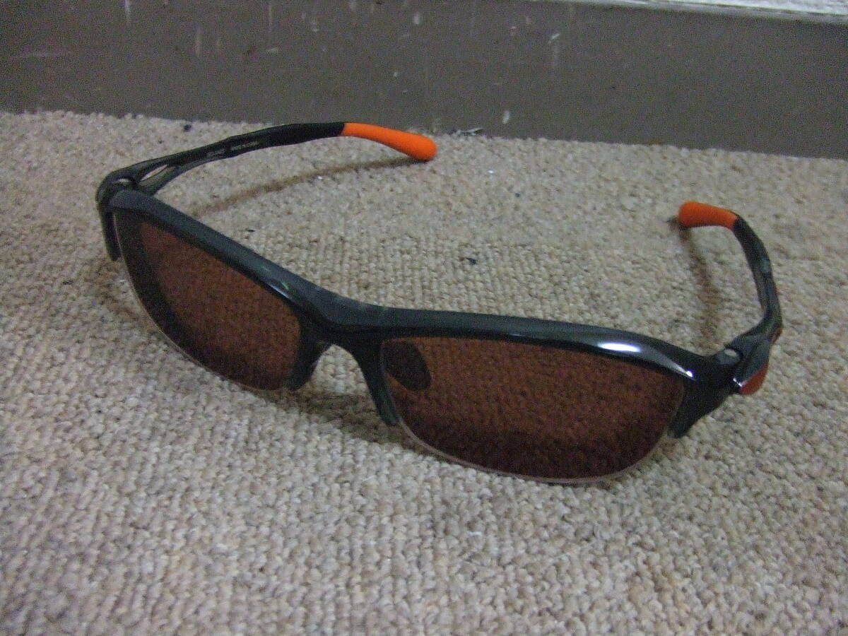 U577　眼鏡 スポーツサングラス ISG-S403 21E GR 57□17-140 中古 現状品　眼鏡市場 