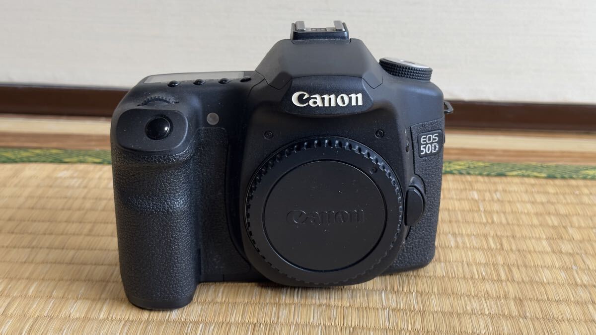 Canon デジタル一眼レフカメラ EOS 50D 液晶黄変　端子カバー欠損　ジャンク