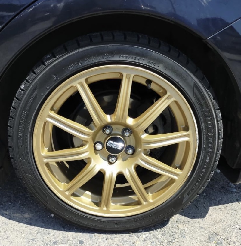 BBS　スポークゴールド　濃いめの色　１３ｍｌ　タッチペン　タッチアップ　ペイント　補修塗料