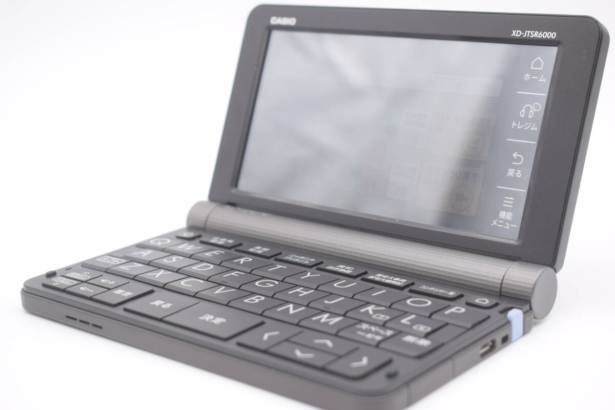 【美品】【動作品】 CASIO/カシオ XD-JTSR6000 EX-Word/エクスワード 電子辞書 ブラック 