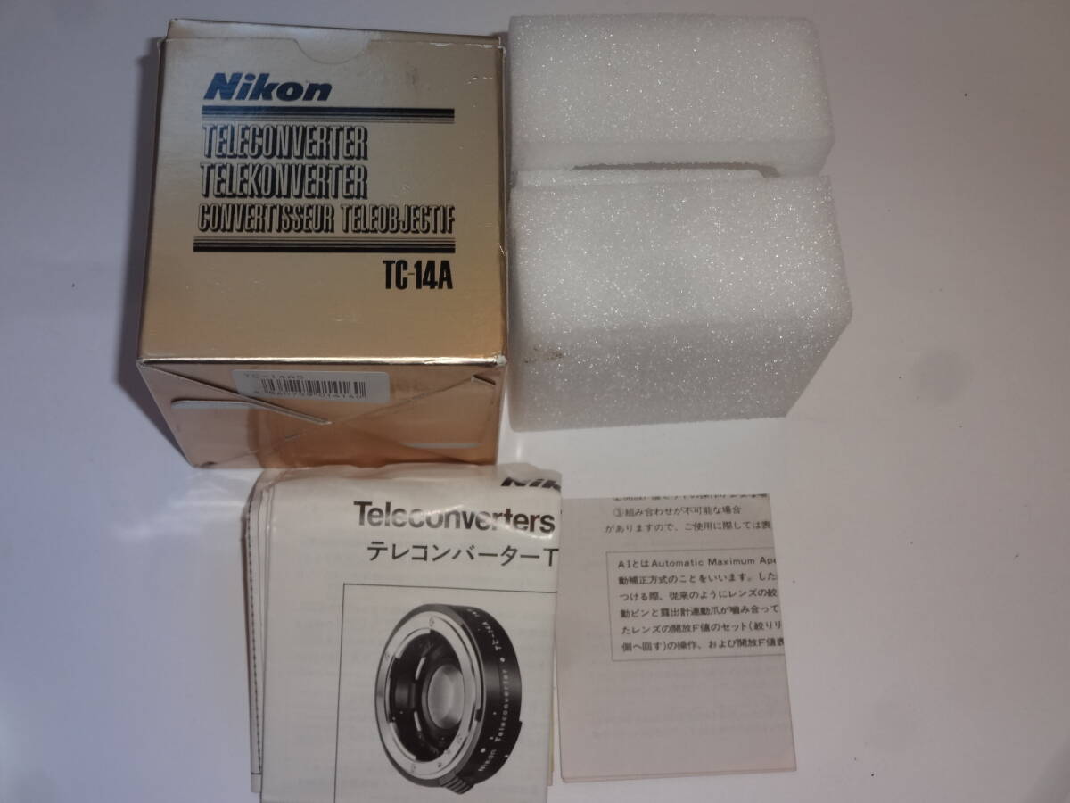 【本体なし】Nikon Teleconverter TC-14A【箱のみ】
