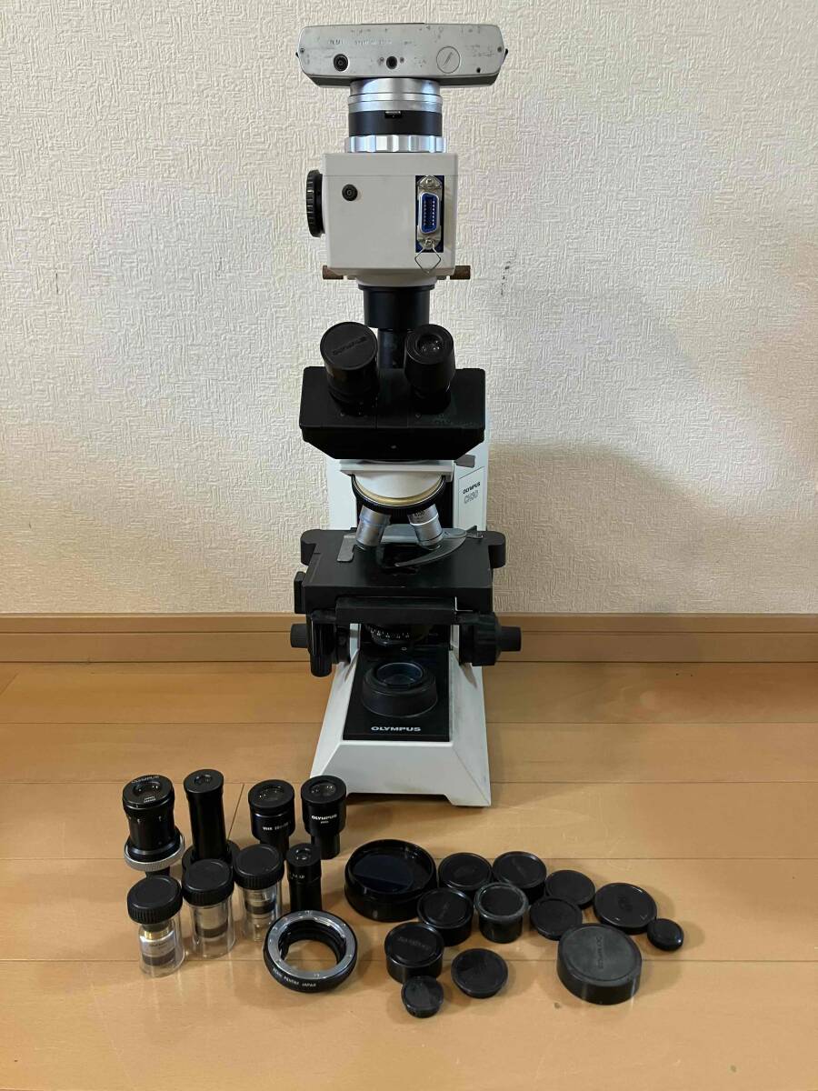 ★中古★OLYMPUS オリンパス 顕微鏡、レンズ等 CH30LF100 ＋ CH3-TR45 ＋ PM-10AK ＋ C-35AD-4 現状品