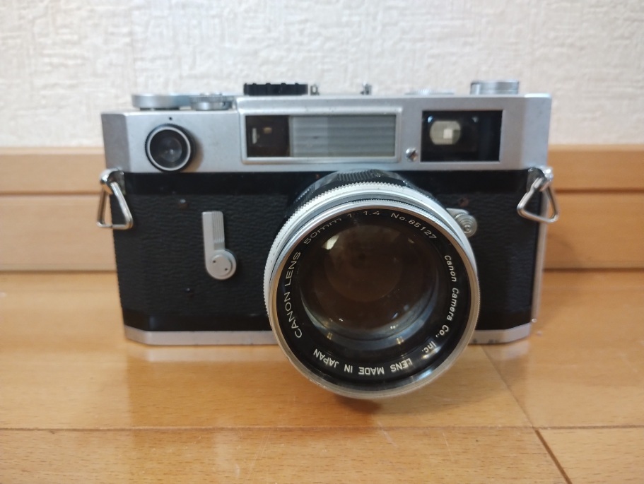 ★中古★CANON 7S型 + CANON LENS 50mm F1.4 キヤノン MF一眼レフ フィルムカメラ レンジファインダー レンズセット 現状品