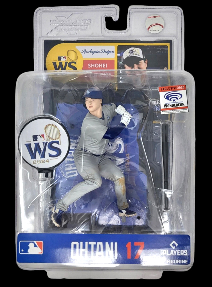 WonderCon 2025 限定 大谷翔平 LA ドジャース Mcfarlane/マクファーレン 7インチ フィギュア ワールドシリーズエディション 2000体限定