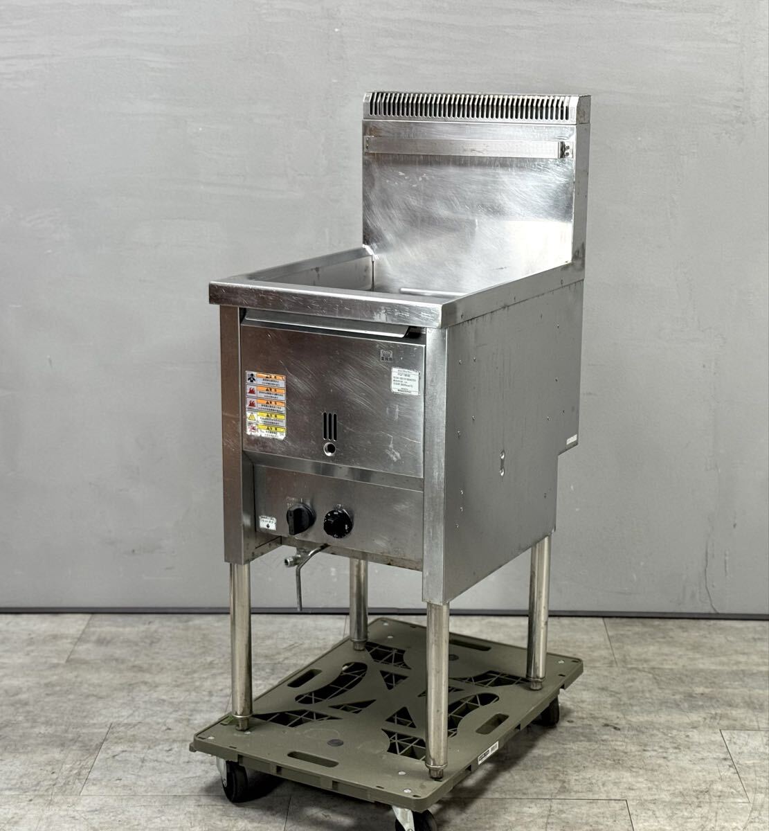 動作品■フジマック fujimak 1槽ガスフライヤー FGF18NB 都市ガス用 フライヤー ガスフライヤー 厨房機器■兵庫県姫路市から A26-146
