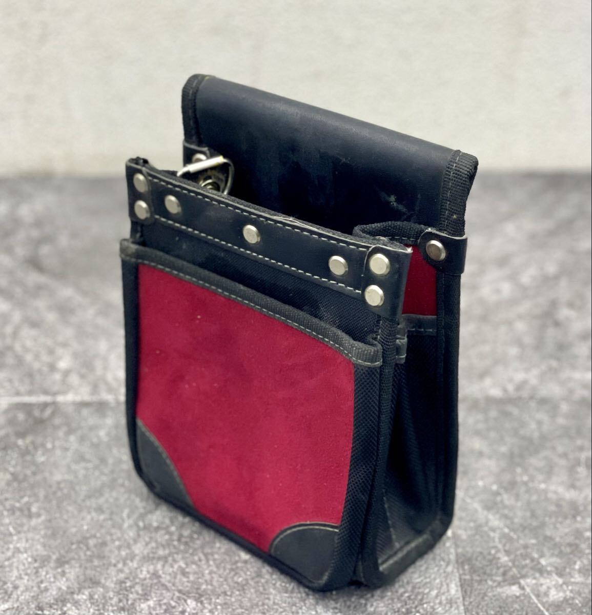 K-WORK カワタッチ 腰袋 ツールバッグ 工具ホルダー 工具差し 工具入れ 釘 収納 大工 工事 建築 内装■兵庫県姫路市から L2 26-628