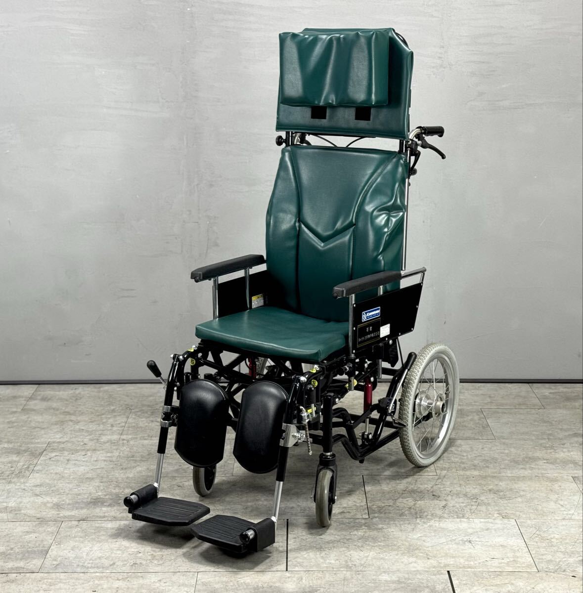 2017年製/訳あり■カワムラサイクル ティルト リクライニング 車いす 車椅子 介助用 ■兵庫県姫路市から A26-134