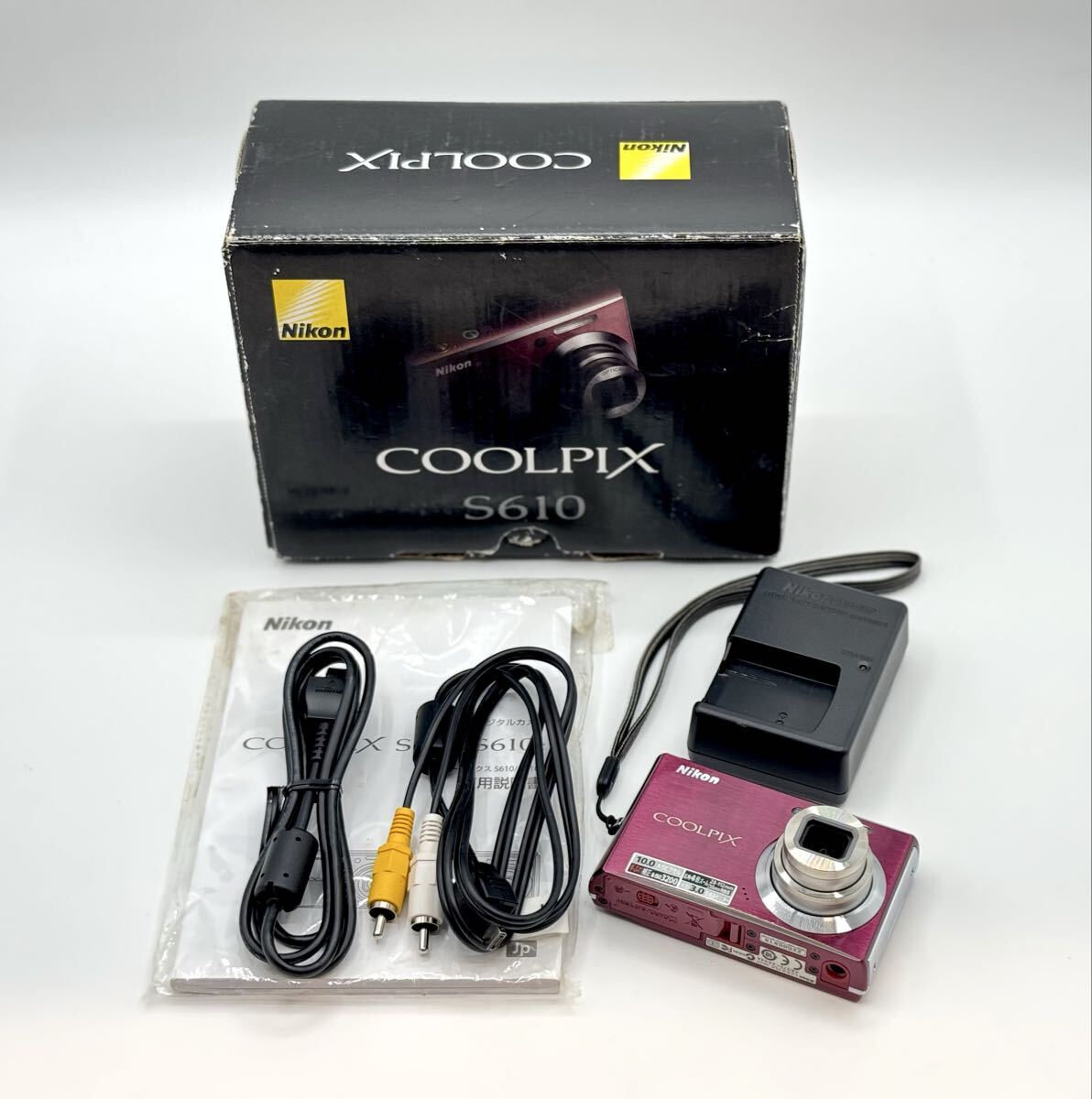 動作品■Nikon ニコン COOLPIX S610 クールピクス ピンク コンパクトデジタルカメラ デジカメ カメラ■兵庫県姫路市から a2 26-566