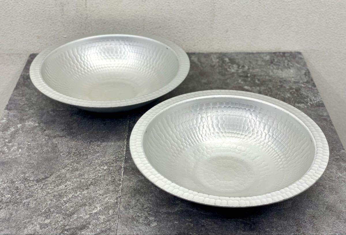 谷口金属 卓上鍋 36cm うどんすき鍋 2点 まとめ アルミ鍋 日本製 しゃぶしゃぶ 寄せ鍋 業務用 調理器具■兵庫県姫路市から g3 26-479