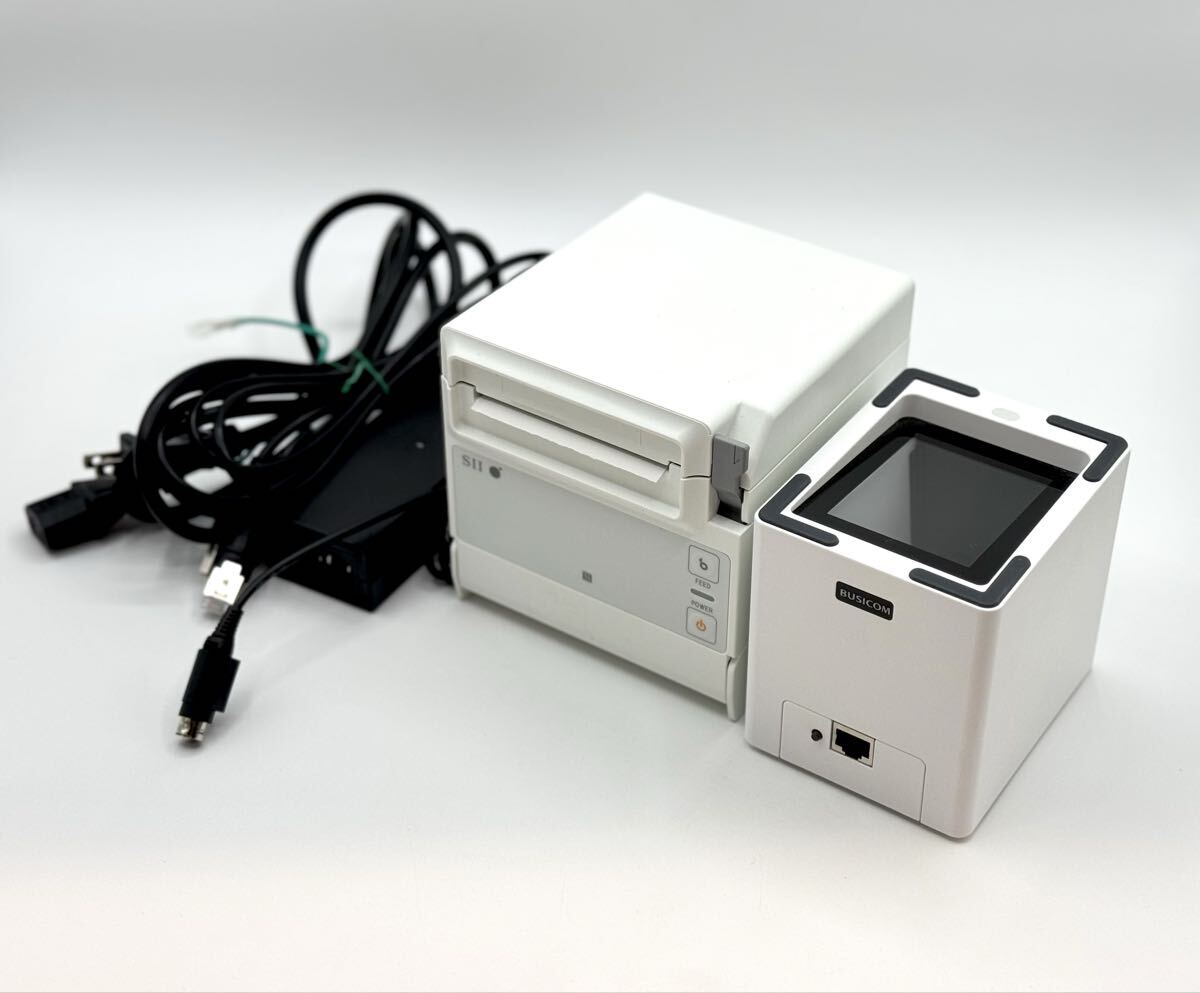 通電OK■セイコーインスツル POSプリンター RP-F10 サーマルプリンター QRコードリーダー BC-NL3000U Ⅱ■兵庫県姫路市から e1 26-577