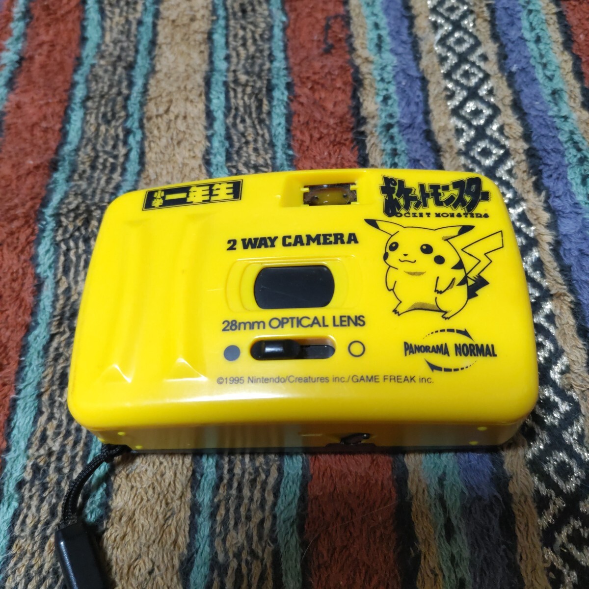 ポケットモンスター 2WAY CAMERA 小学一年生 ピカチュウ フィルム式 ジャンク扱い 当時物 カメラ ポケモン フィルムカメラ