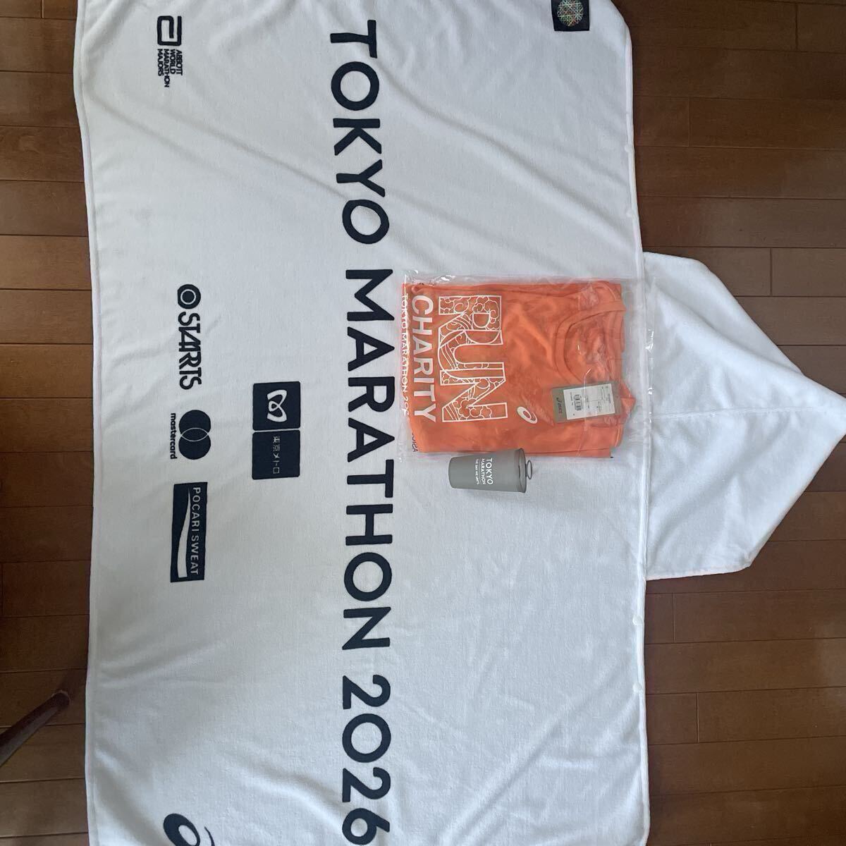 東京マラソン 2026 / チャリティ Tシャツ Mサイズ & フィニッシャーローブ & おまけ