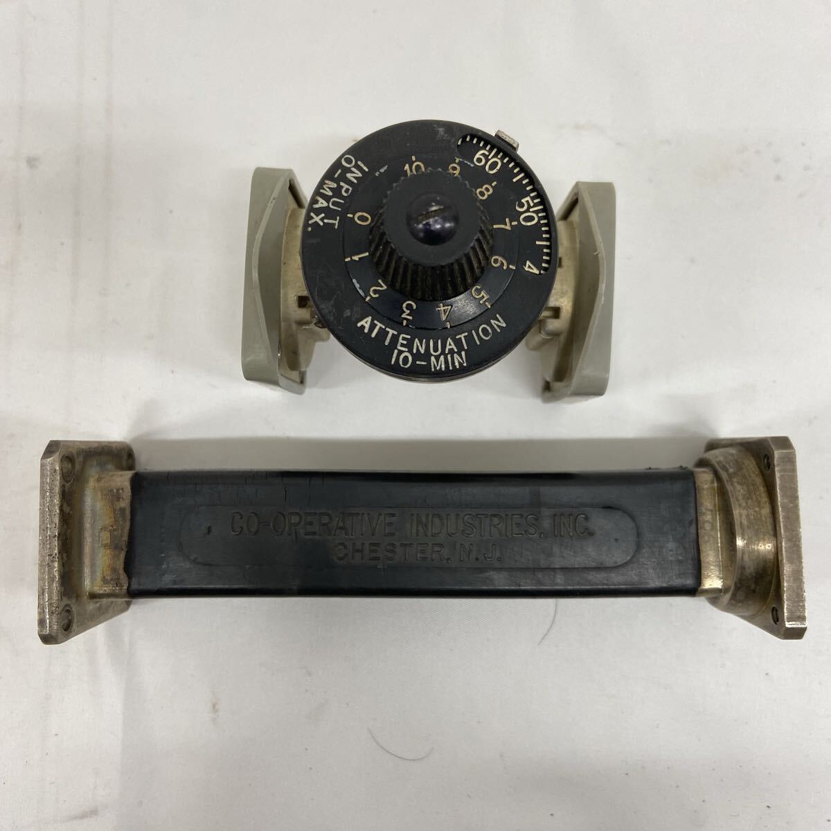 HP ヒューレットパッカード 導波管 減衰器 + フレキシブル導波管 セット マイクロ波 測定器 部品 無線機 現状品