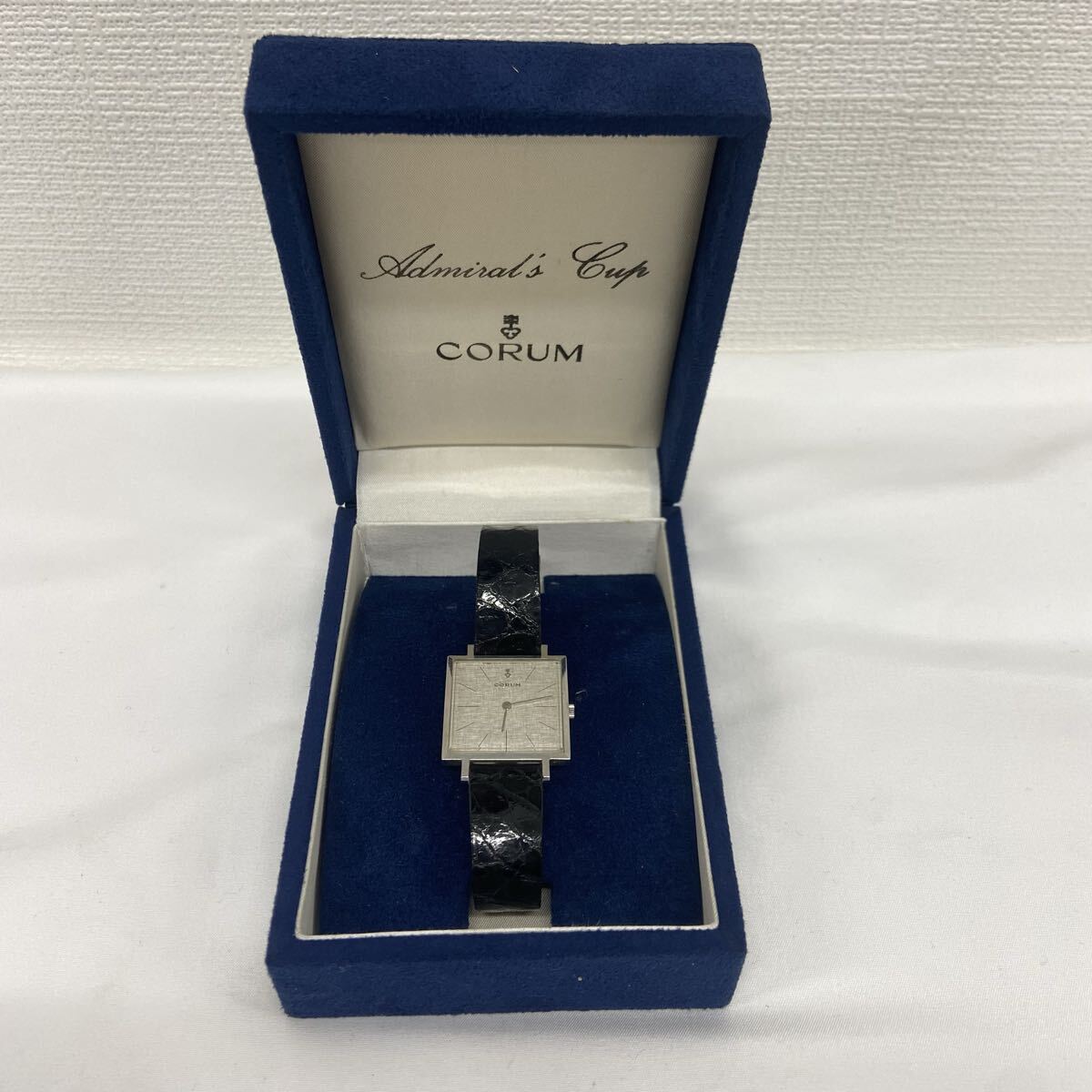 コルム CORUM 腕時計 スイス製 メンズ 箱付き 動作未確認 / ベルト ロンジン　LONGINES