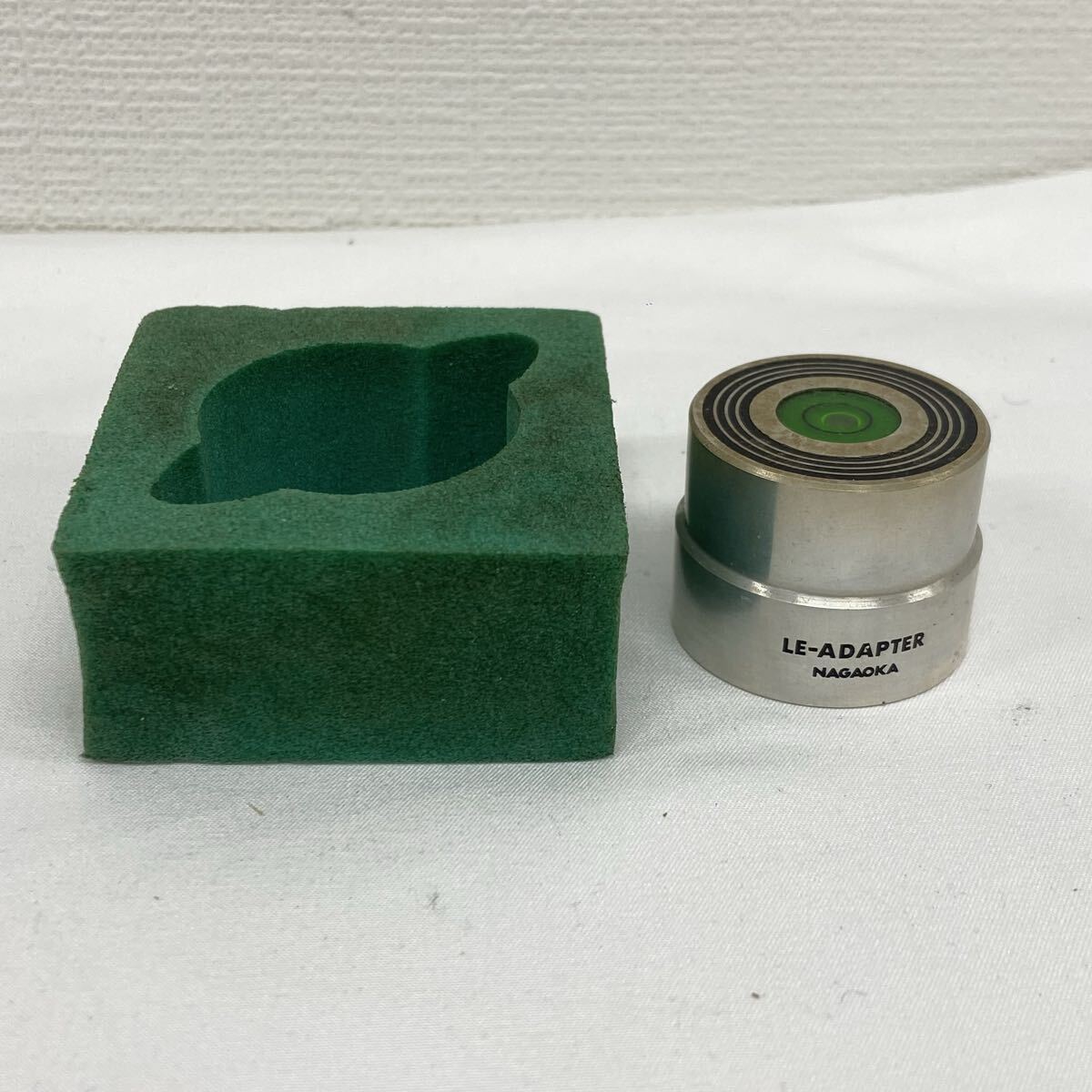 NAGAOKA ナガオカ LE-ADAPTER レコードアダプター 水平器 現状品