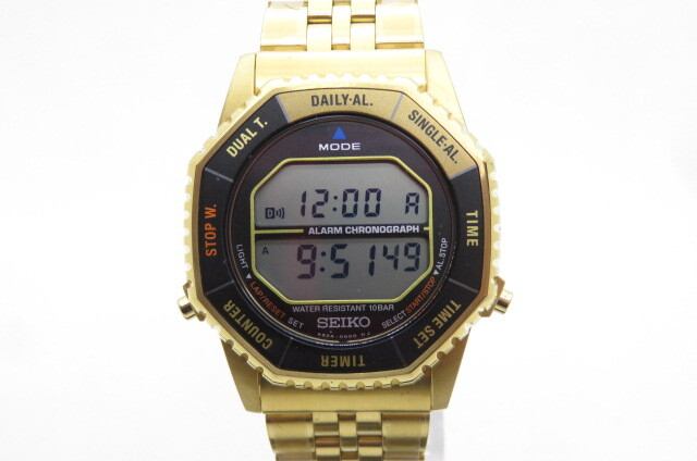 【未使用 動品】SEIKO セイコー SBJG024 宇宙兄弟コラボレーション限定モデル デジタル腕時計 箱/替えベルト他あり　2-2-2