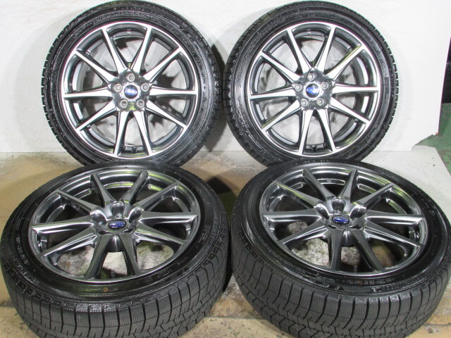 ☆SUBARU■BR-Z.GR86■スタッドレス■215/45R17■100-5H/17-7.5J/+48■DUNLOP■ウィンターMAXX03■インプレッサ.レガシィ.エクシーガ.流用