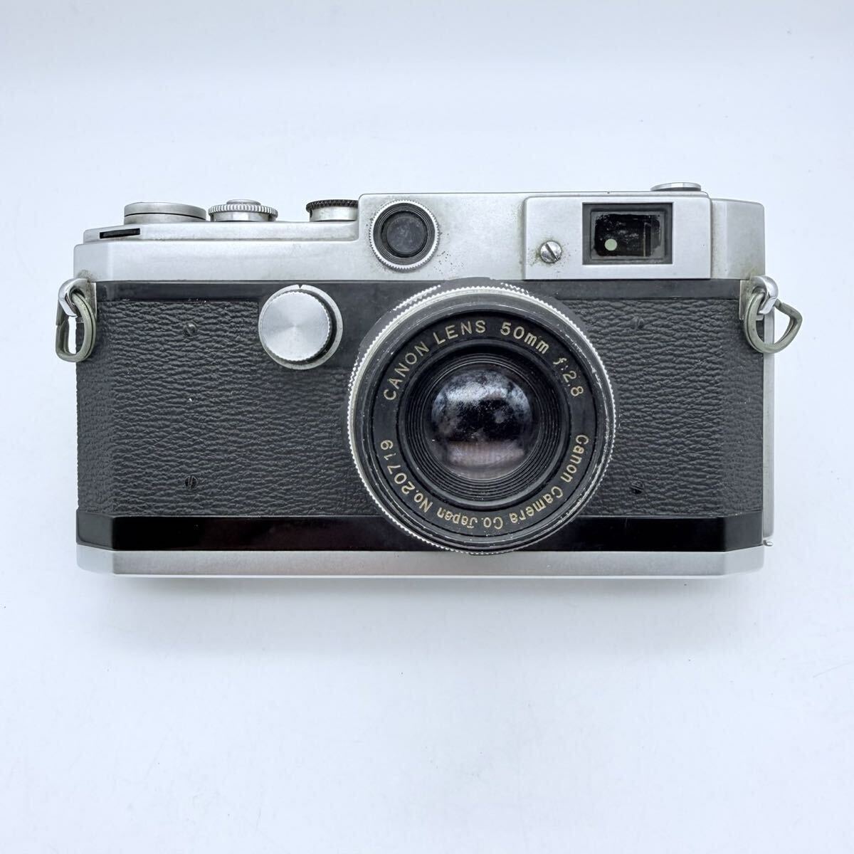 ●動作品 Canon L2 Canon LENS 50mm f:2.8 レンジファインダー キヤノン フィルムカメラ