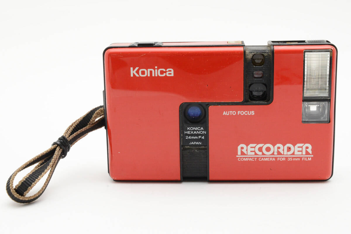 Konica Recorder レッド コニカ レコーダー 赤 フィルムカメラ #2504